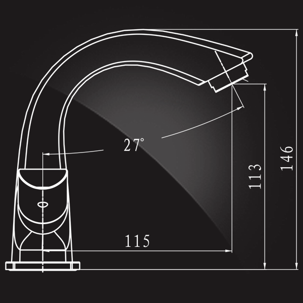 Смеситель для раковины Elghansa New Wave Shower Set 19A7596
