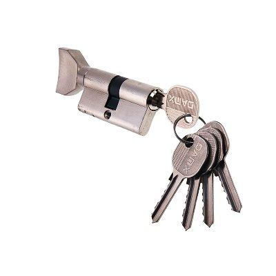 Цилиндровый механизм простой MSM ключ-вертушка NW60mm SN матовый никель