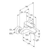 Смеситель для ванны Kludi Pure&Solid DN 15 346810575