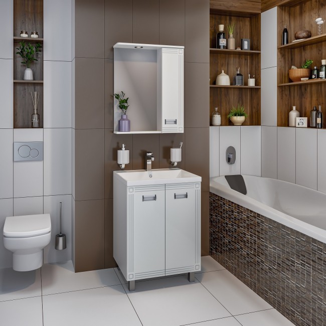 Зеркало-шкаф Runo "Карат 70" R