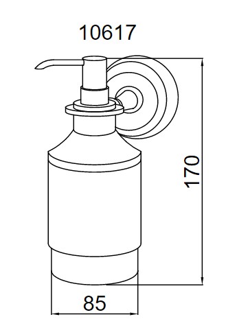 Настенный диспенсер Boheme MEDICI 10617