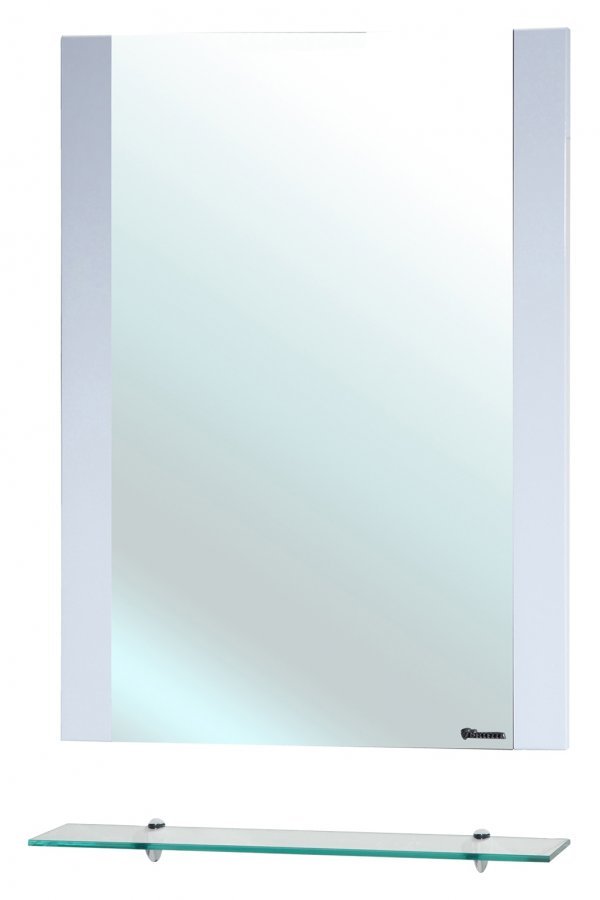 Зеркало с полкой Bellezza "Рокко 80" белое