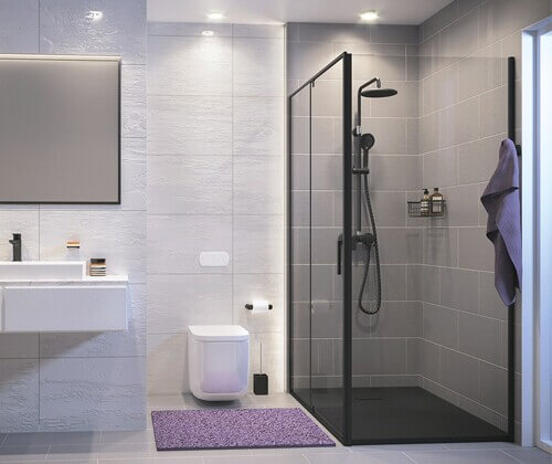 Душевой уголок WasserKraft Elbe 74P10