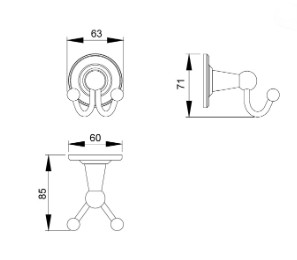 Крючок Timo Nelson 160012/02