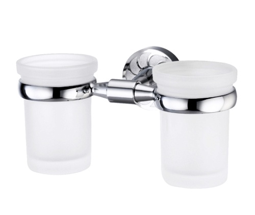 Стакан с держателем двойной WasserKraft Kammel K-4028D