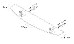 Полка FIXSEN  TREND FX-97803