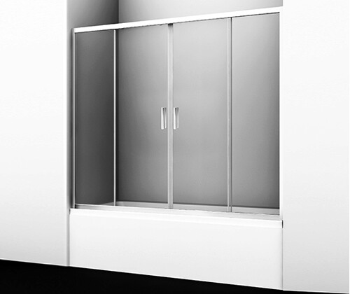 Стеклянная шторка на ванну WasserKraft Lippe 45S02-170 