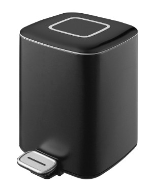 Ведро Boheme Q квадратное 10948-B черное