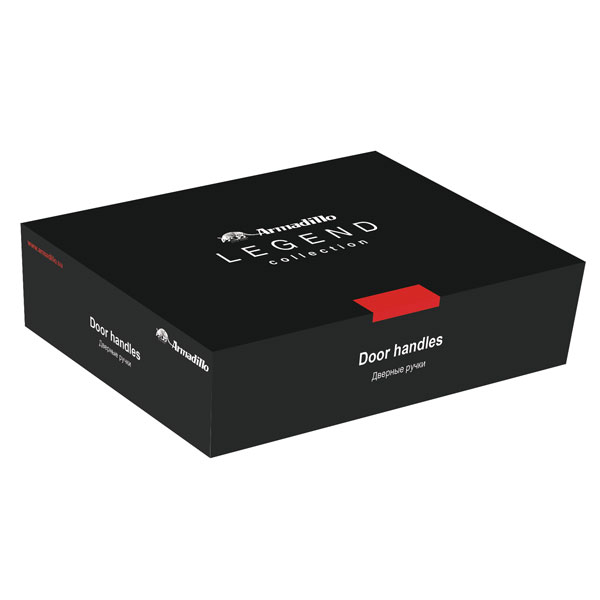 Дверная ручка на круглой розетке Armadillo R.LD54.Libra26 (Libra LD26) SN/CP-3 матовый никель/хром