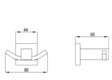 Крючок Timo Selene 10012/00