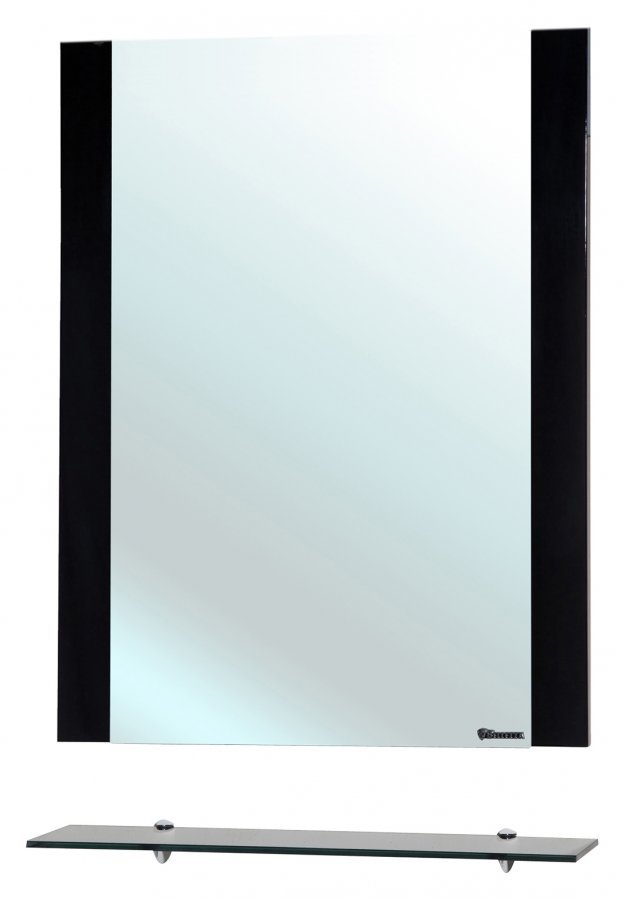 Зеркало с полкой Bellezza "Рокко 50" черное