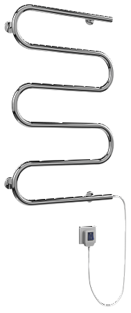 Полотенцесушитель электрический TERMINUS Электро 25 Ш-обр 500х800