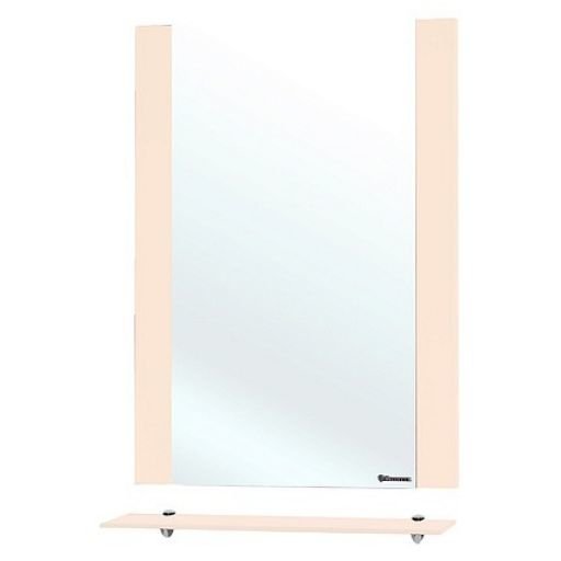 Зеркало с полкой Bellezza "Рокко 70" бежевое