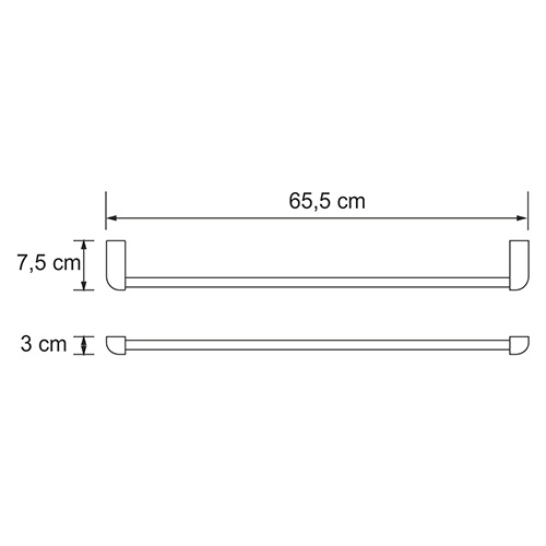 Полотенцедержатель WasserKraft Kammel K-8330