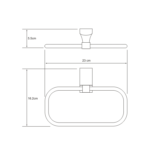 Полотенцедержатель WasserKraft Exter K-5260