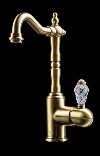 Смеситель для раковины высокий Boheme Crystal 302-CRST
