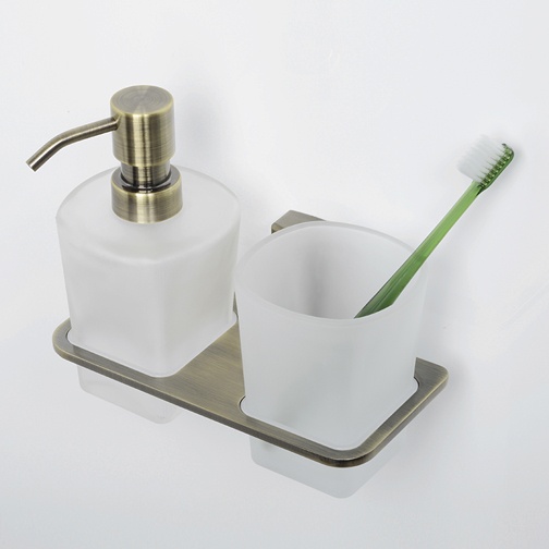 Держатель стакана и дозатора WasserKraft Exter К-5289