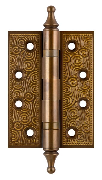 Петля дверная универсальная Armadillo Castillo CL 500-A4 102x76x3,5 BB-17 коричневая бронза