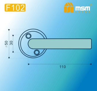 Ручка для финских дверей MSM F102