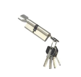 Цилиндровый механизм перфорированный MSM ключ-вертушка CW100mm SN матовый никель