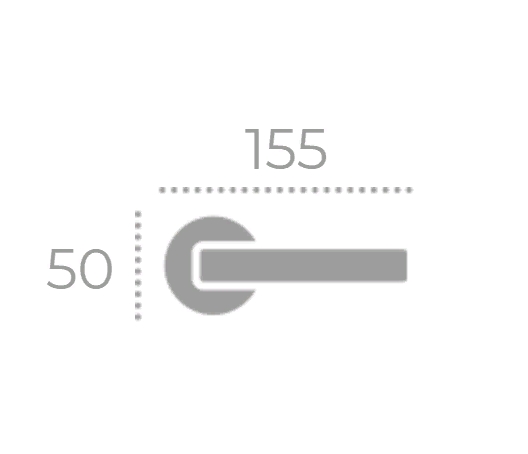 Дверные ручки на розетке Forme Antares 218R FIXA