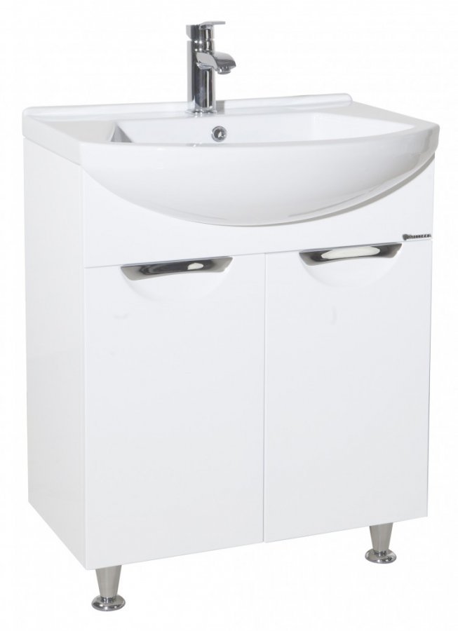 Тумба с раковиной Bellezza "Альфа 65" белая