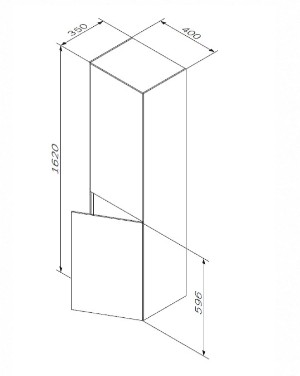 Шкаф-пенал подвесной AM.PM Inspire V2.0 M50ACHX0406EGM элегантный серый
