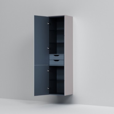 Шкаф-пенал подвесной AM.PM Inspire V2.0 M50ACHX0406EGM элегантный серый