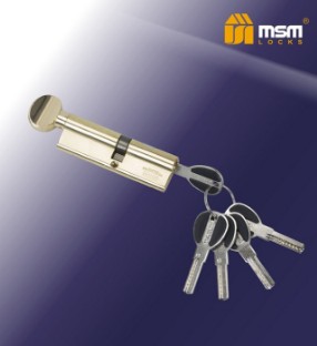 Цилиндровый механизм перфорированный MSM ключ-вертушка CW50/40mm