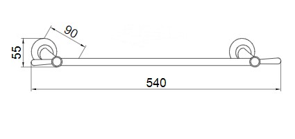 Держатель для полотенца Boheme CHIARO 10502