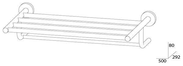 Полка для полотенец Artwelle Harmonie HAR 033