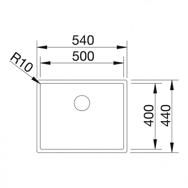 Кухонная мойка Blanco Claron 500-IF Durinox