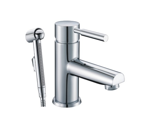 Смеситель для раковины с гигиеническим душем WasserKraft Main 4108