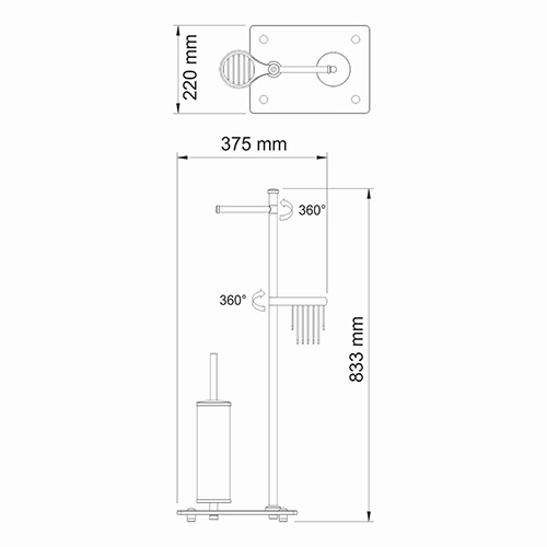 Стойка WasserKraft K-1264