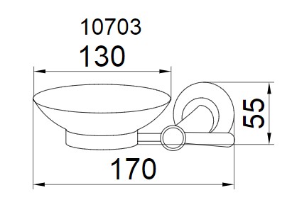 Мыльница Boheme PURO 10703