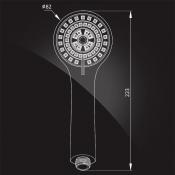 Верхняя душевая насадка Elghansa Hand Shower MH-033-Green 