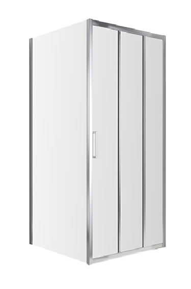 Душевой уголок Omnires Chelsea CH8090CRTR 80x90 см хром/прозр