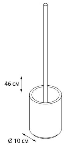 Ерш для туалета FIXSEN Rich FX-251-5