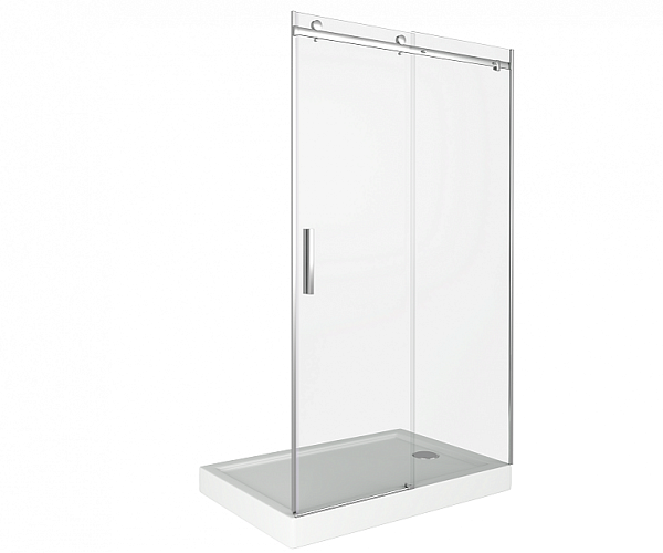 Душевая перегородка Good Door Galaxy WTW-130-C-B профиль черный