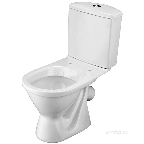 Унитаз компакт напольный Santek Алькор с диагональным выпуском, антивсплеск 1.WH30.2.196