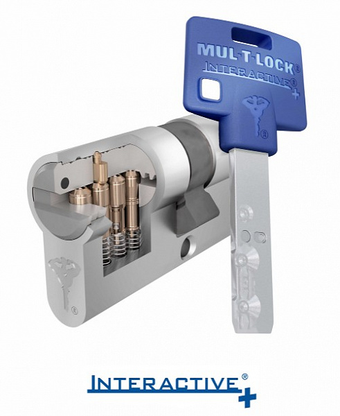 Цилиндровый механизм Mul-T-Lock Interactive+ 65x75 ключ-ключ