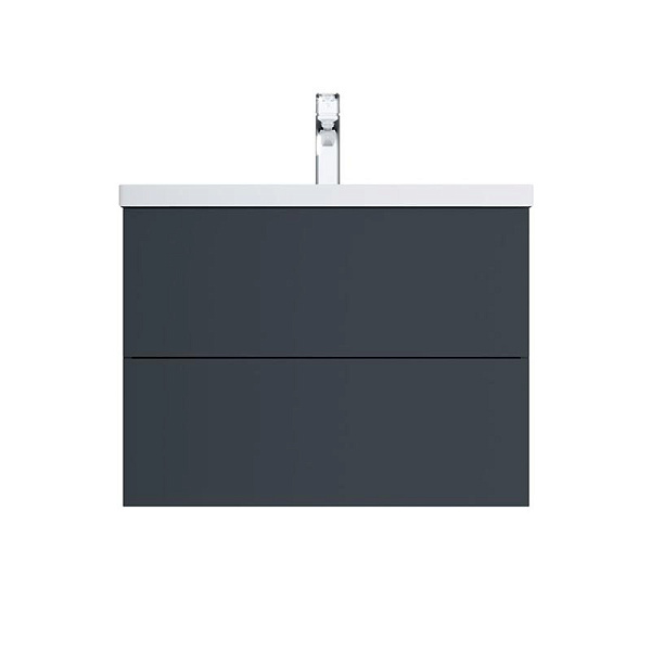 Тумба с раковиной подвесная  AM.PM Gem 75 см M90FHX07522GM графит матовый