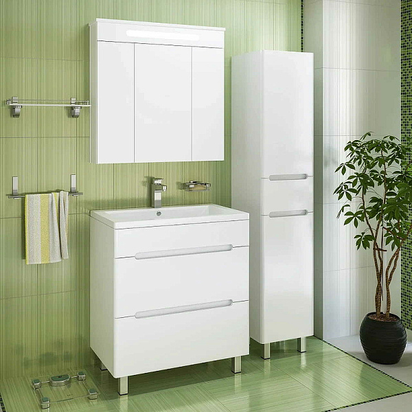 Тумба с раковиной Runo "Парма 75"