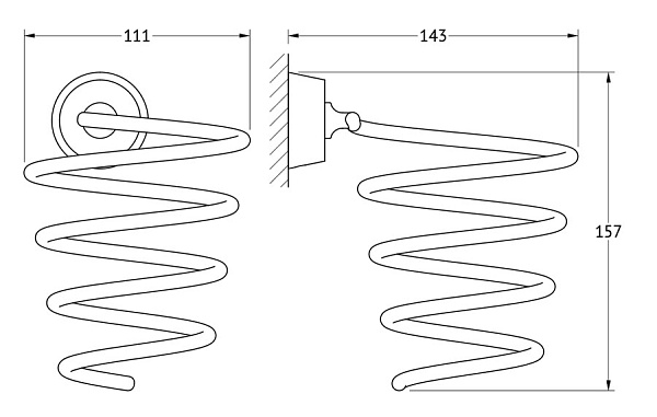 Держатель фена FBS Vizovice VIZ 080