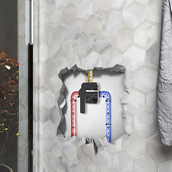 Смеситель скрытого монтажа Paini Arena 92CR690FT1LMKM