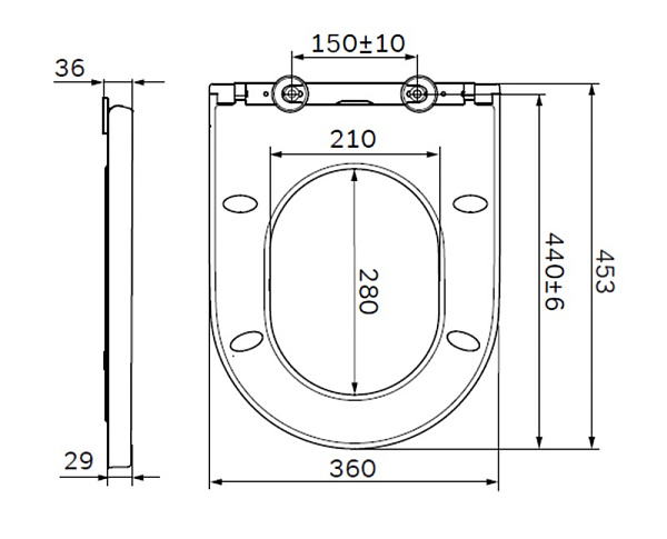 Крышка-сиденье AM.PM Inspire C507854WH