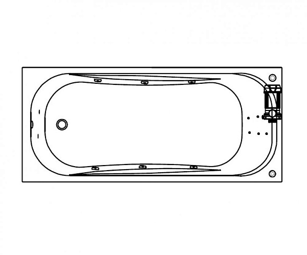 Акриловая ванна Kolpa-San String Optima 160х70
