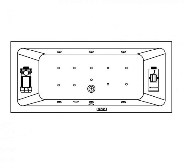 Акриловая ванна Kolpa-San Elektra Luxus 170х75