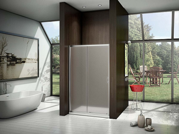 Душевая перегородка Good Door Latte WTW-140-G-WE