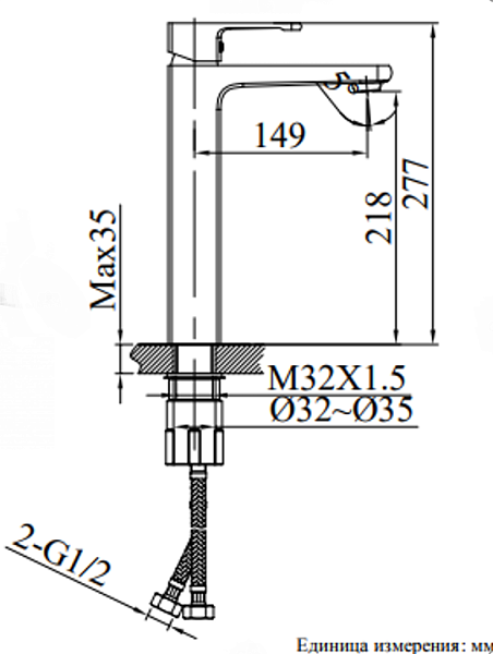 Смеситель для раковины AltroBagno Lamberto 010213 NeOp